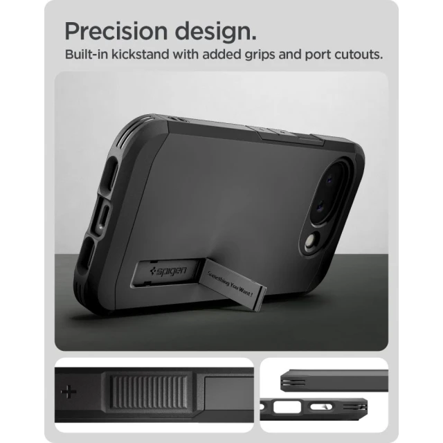 Чохол Spigen Tough Armor Mag для Google Pixel 10a Black with MagSafe (ACS11280)