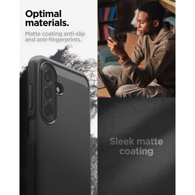 Чохол Spigen Rugged Armor для Samsung Galaxy A27 5G Matte Black (ACS11312)