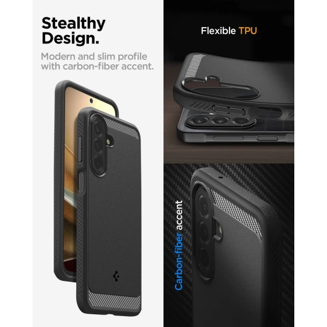 Чохол Spigen Rugged Armor для Samsung Galaxy A27 5G Matte Black (ACS11312)