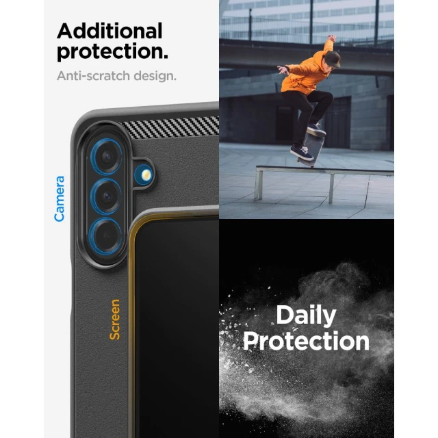 Чохол Spigen Rugged Armor для Samsung Galaxy A27 5G Matte Black (ACS11312)