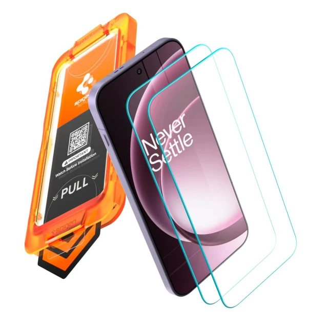 Захисне скло Spigen ALM Glas.TR Slim AC для OnePlus 15 Clear (2 pack) (AGL11333)