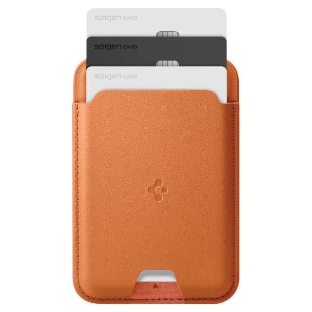 Чохол Spigen Valentinus Universal Magnetic Card Holder Metallic Orange with MagSafe (AFA11339)