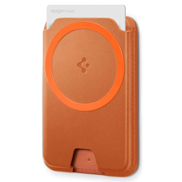 Чохол Spigen Valentinus MagFit Plus Universal Magnetic Card Holder Metallic Orange with MagSafe (AFA11340)