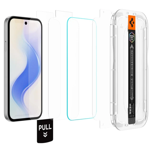 Защитное стекло Spigen Glas.tR EZ Fit Pro AC для Google Pixel 10a Clear (2 pack) (AGL11364)