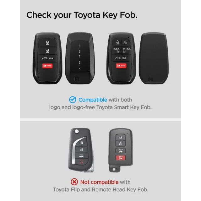 Чохол Spigen TK100 для Toyota Key Fob Black (ACS11366)
