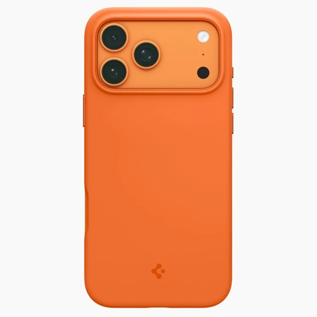 Чохол Spigen Silicone Fit Mag для iPhone 17 Pro Max Cosmic Orange with MagSafe (ACS11378)