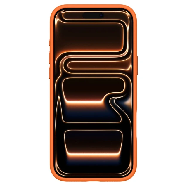 Чохол Spigen Silicone Fit Mag для iPhone 17 Pro Cosmic Orange with MagSafe (ACS11379)