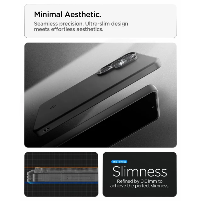 Чохол Spigen Thin Fit Mag для Samsung Galaxy S26 Ultra Black with MagSafe (ACS11394)