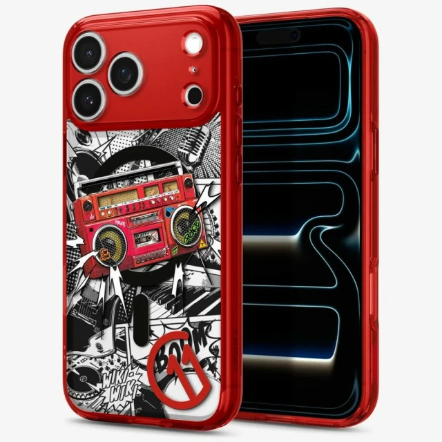 Чохол Spigen C11 Series Blast Edition MagFit для iPhone 17 Pro Max Red (ACS11412)