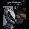 Чохол Spigen Rugged Armor & Tempered Glass для Apple Watch Ultra 3/2/1 49 mm Matte Black (ACS11414)