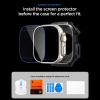 Чохол Spigen Rugged Armor & Tempered Glass для Apple Watch Ultra 3/2/1 49 mm Matte Black (ACS11414)