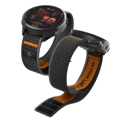 Ремешок Spigen Athlex Air для Garmin Quick Release 22 mm Active Black/Orange (AMP11425)