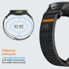 Ремінець Spigen Athlex Air для Garmin Quickfit 22 mm Black/Orange (AMP11426)