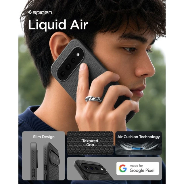Чохол Spigen Liquid Air для Google Pixel 11 Pro Black (ACS11428)