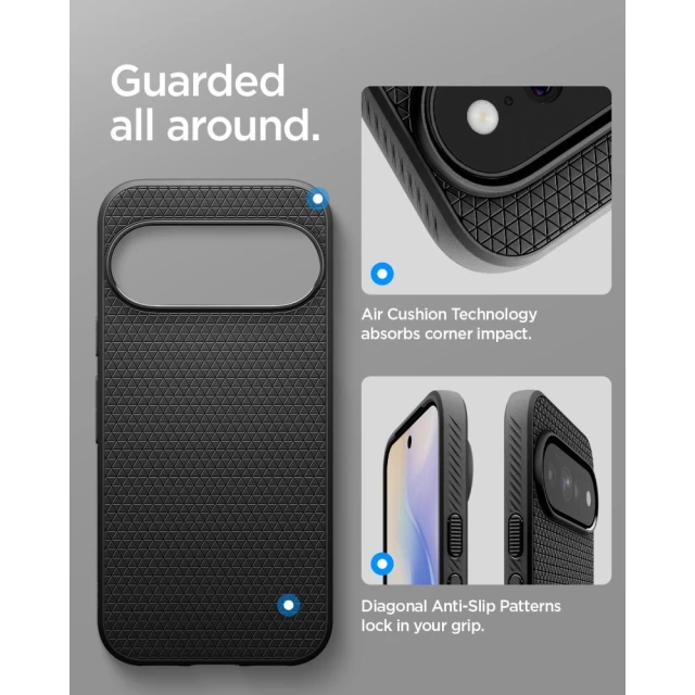 Чохол Spigen Liquid Air Mag для Google Pixel 11 Pro Black (ACS11429)