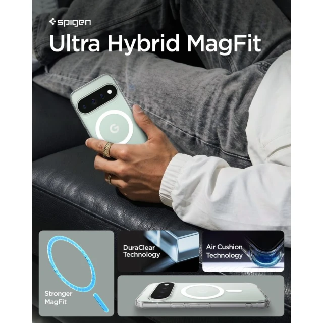 Чехол Spigen Ultra Hybrid Mag для Google Pixel 11 Pro White (ACS11431)