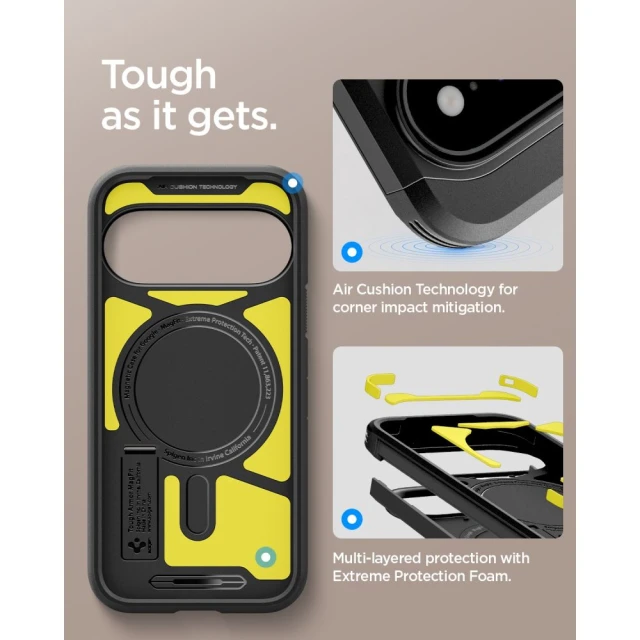 Чохол Spigen Tough Armor Mag для Google Pixel 11 Pro Black (ACS11433)