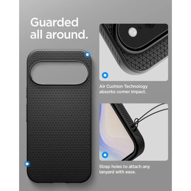 Чохол Spigen Liquid Air для Google Pixel 11 Black (ACS11438)
