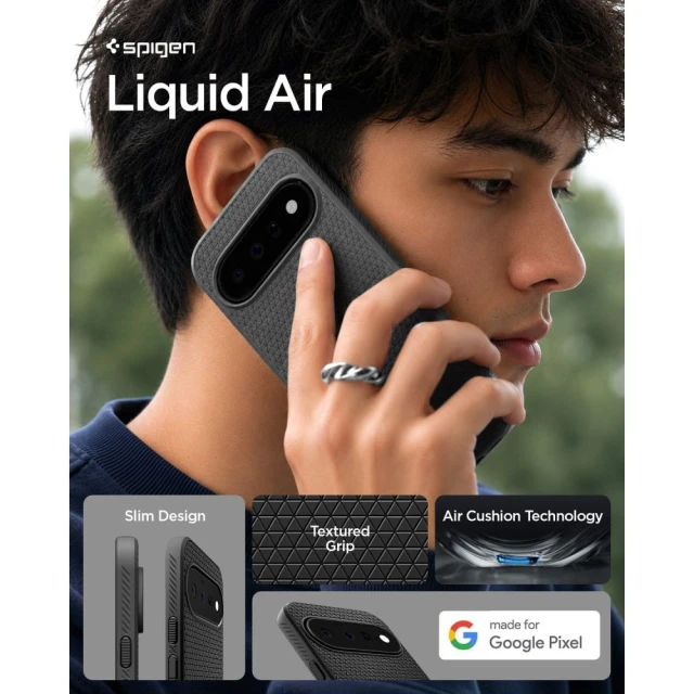 Чохол Spigen Liquid Air для Google Pixel 11 Black (ACS11438)