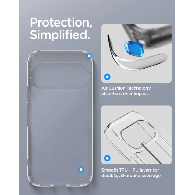 Чохол Spigen Ultra Hybrid для Google Pixel 11 Clear (ACS11440)