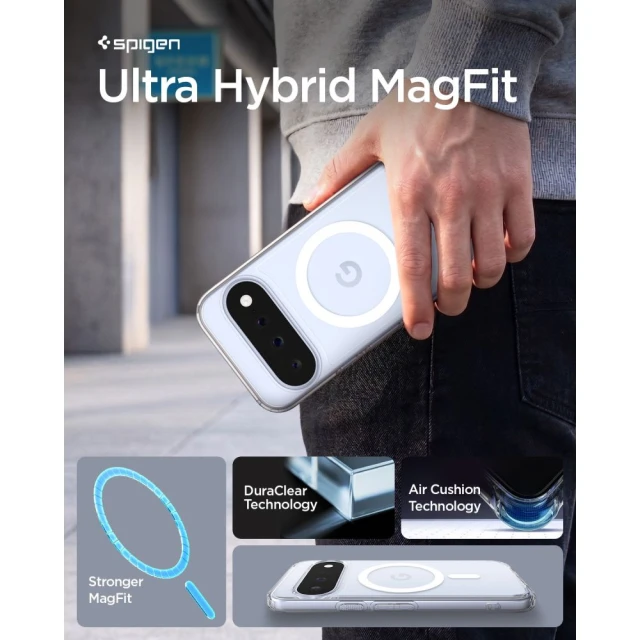 Чохол Spigen Ultra Hybrid Mag для Google Pixel 11 White (ACS11441)