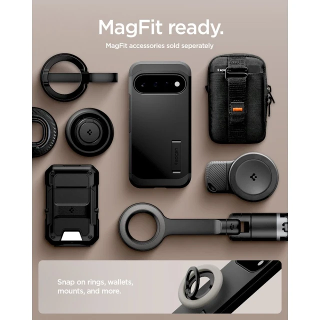 Чохол Spigen Tough Armor Mag для Google Pixel 11 Black (ACS11443)