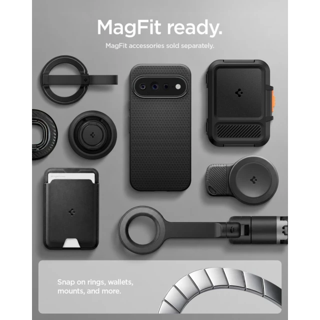 Чохол Spigen Liquid Air Mag для Google Pixel 11 Pro XL Black (ACS11449)