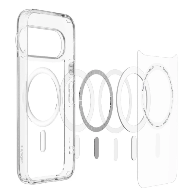 Чехол Spigen Ultra Hybrid Mag для Google Pixel 11 Pro XL Clear White (ACS11451)