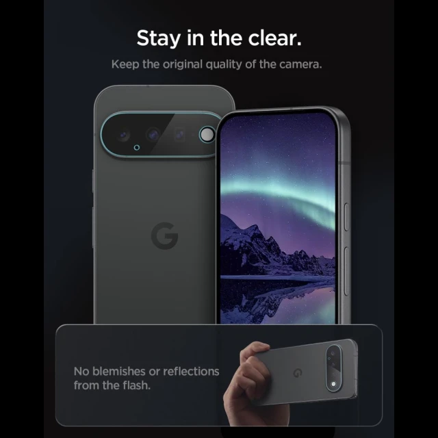 Защитное стекло для камеры Spigen Optik Pro Glas.tR EZ Fit (2 pack) для Google Pixel 11 Clear (AGL11479)