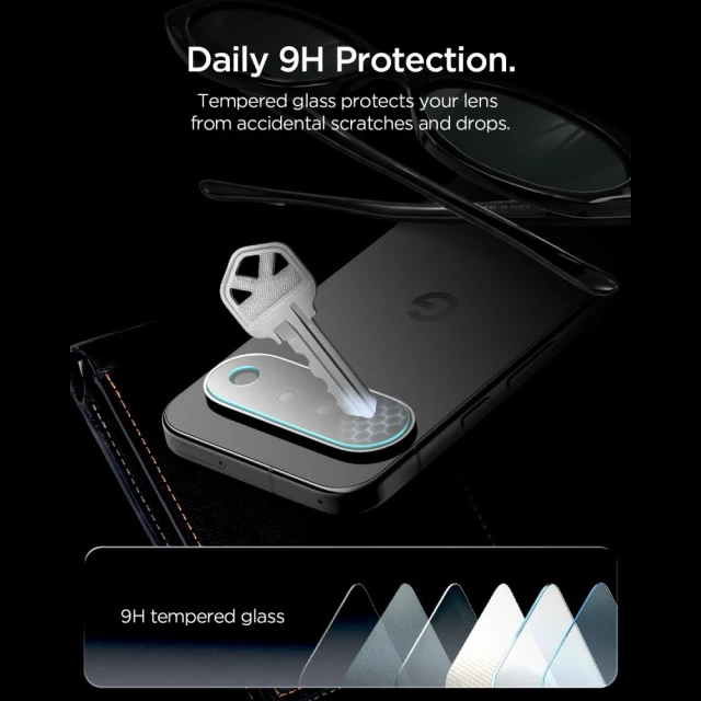 Защитное стекло для камеры Spigen Optik Pro Glas.tR EZ Fit (2 pack) для Google Pixel 11 Clear (AGL11479)