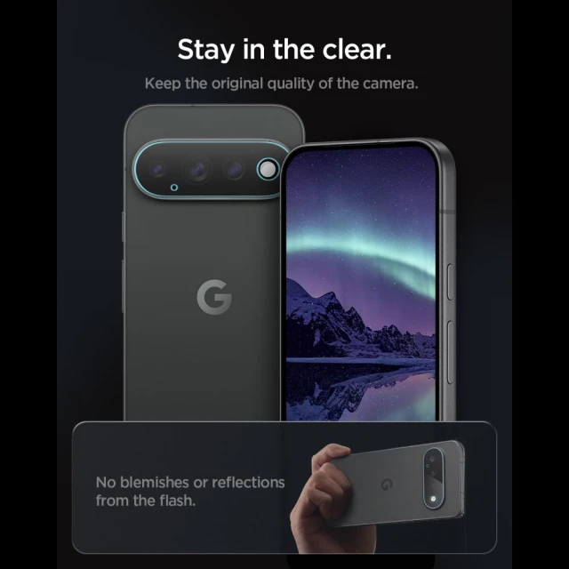 Захисне скло для камери Spigen Optik Pro Glas.tR EZ Fit (2 pack) для Google Pixel 11 Pro Clear (AGL11484)