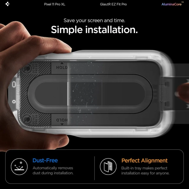 Захисне скло Spigen Glas.tR EZ Fit Pro AC для Google Pixel 11 Pro XL Clear (2 pack) (AGL11485)