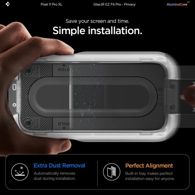 Захисне скло Spigen Glas.tR EZ Fit Pro AC для Google Pixel 9 Pro XL Clear (2 pack) (AGL11486)