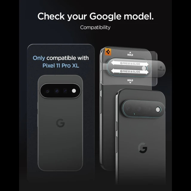 Захисне скло для камери Spigen Optik Pro Glas.tR EZ Fit (2 pack) для Google Pixel 11 Pro XL Clear (AGL11489)