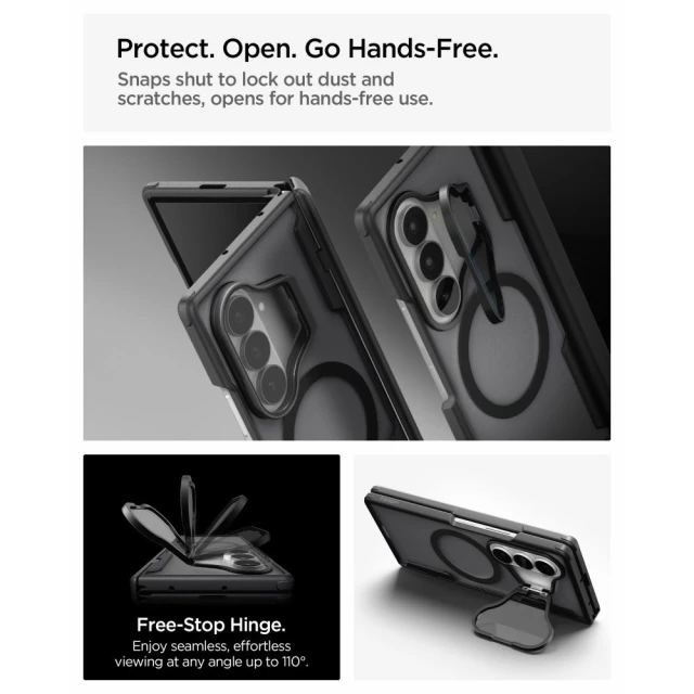 Чохол Spigen Optik Armor Pro для Samsung Galaxy Fold 8 Ultra Black (ACS11500)