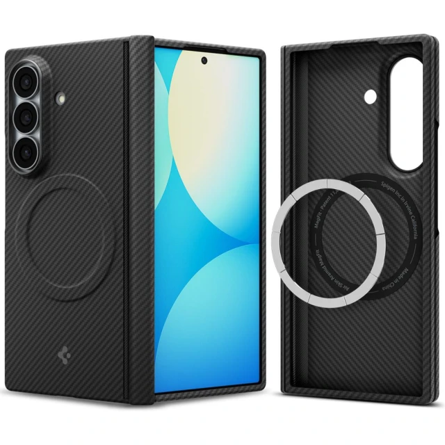 Чохол Spigen AirSkin Aramid для Samsung Galaxy Fold 8 Ultra Black (ACS11510)