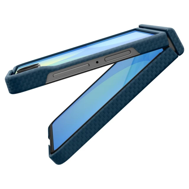 Чохол Spigen AirSkin Aramid для Samsung Galaxy Flip 8 Navy (ACS11514)