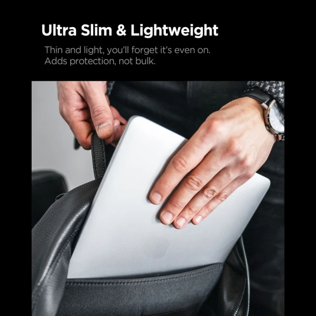 Чохол Spigen AirSkin для MacBook Pro 16 M1-M5/M5 Pro/M5 Pro Max 2021-2026 Clear (ACS11526)