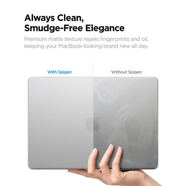 Чехол Spigen AirSkin для MacBook Air 13 M2-M5 2023-2026 Clear (ACS11530)