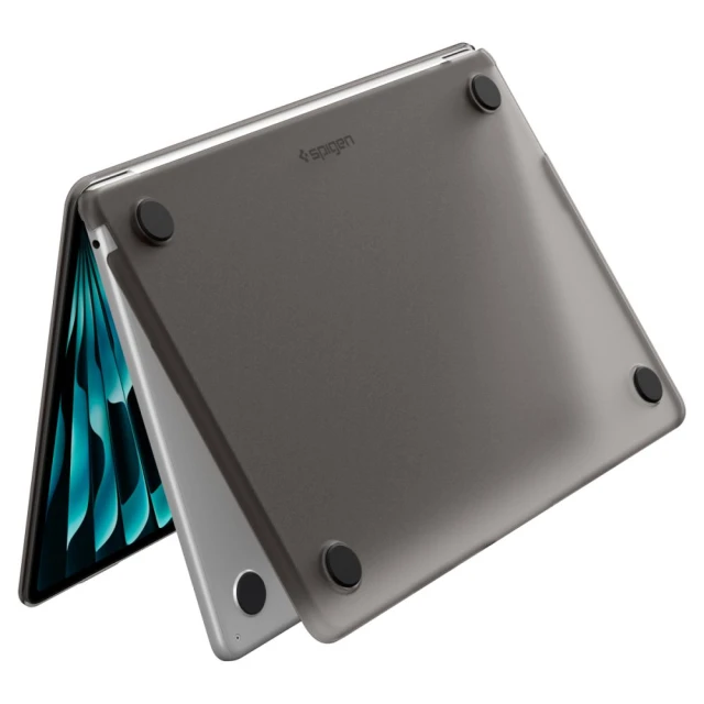 Чохол Spigen AirSkin для MacBook Air 13 M2-M5 2023-2026 Black (ACS11531)