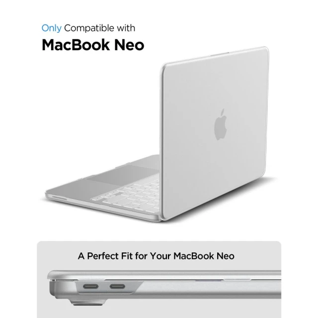 Чохол Spigen AirSkin для MacBook Neo 13 2026 Frost Clear (ACS11543)