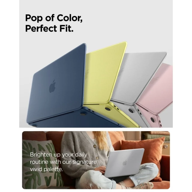 Чохол Spigen AirSkin для MacBook Neo 13 2026 Frost Clear (ACS11543)