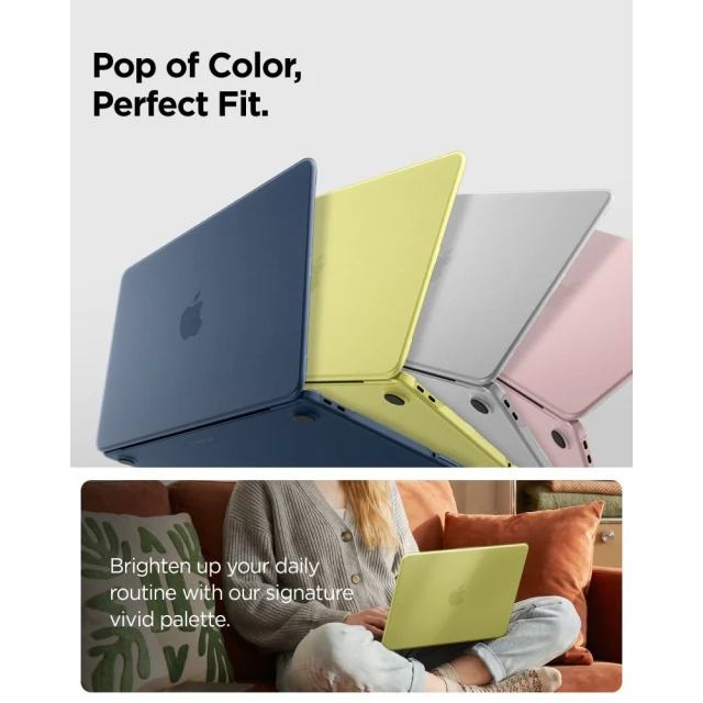 Чехол Spigen AirSkin для MacBook Neo 13 2026 Frost Citrus (ACS11544)