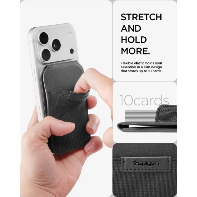 Чохол Spigen Slim Fold Tripod Wallet Black (AFA11591)