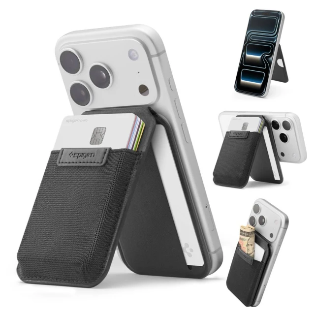 Чохол Spigen Slim Fold Tripod Wallet Black (AFA11591)