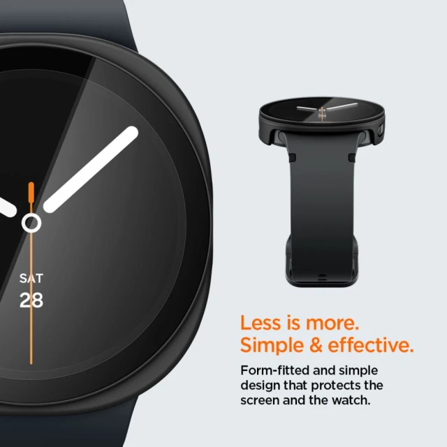 Чохол Spigen Thin Fit 360 для Samsung Galaxy Watch 8/9 40 mm Black (ACS11597)