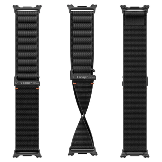 Ремінець Spigen WBF1 Band для Samsung Galaxy Watch 8/9/Classic 40/44/46mm Black (AMP11607)