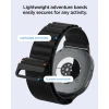 Ремінець Spigen WBF1 Band для Samsung Galaxy Watch 8/9/Classic 40/44/46mm Black (AMP11607)