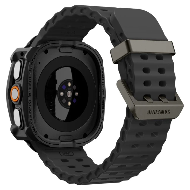 Чохол Spigen Rugged Armor для Samsung Galaxy Watch Ultra 2 47mm Black (ACS11611)