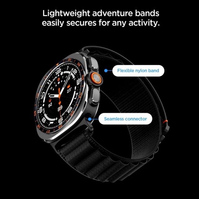 Ремінець Spigen WBF1 Band для Samsung Galaxy Watch Ultra 1/2 47mm Black (AMP11613)